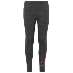 CALVIN KLEIN PERFORMANCE SIZE 7 Big Girls Glossy Print Black Leggings